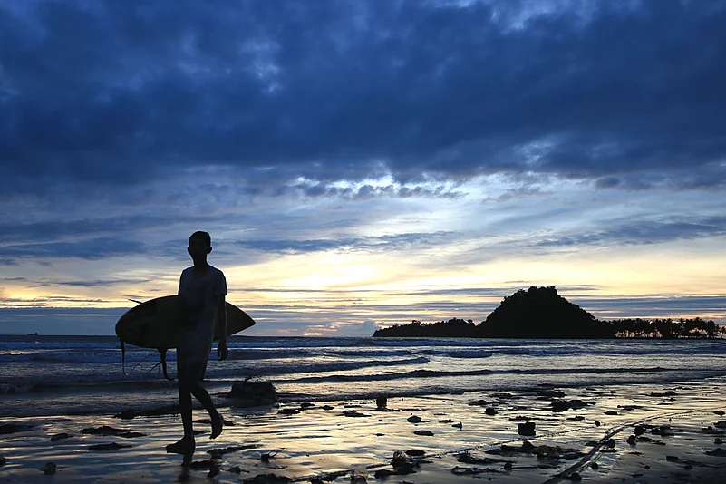 Sumatra has an excellent surfing scene